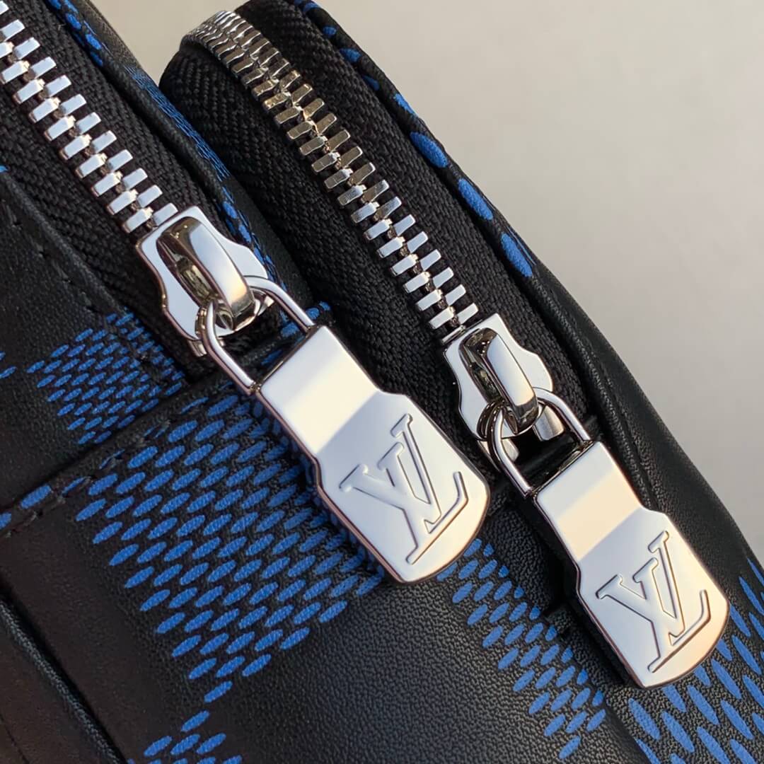 n50038 avenue damier infini 3d 20cm blue