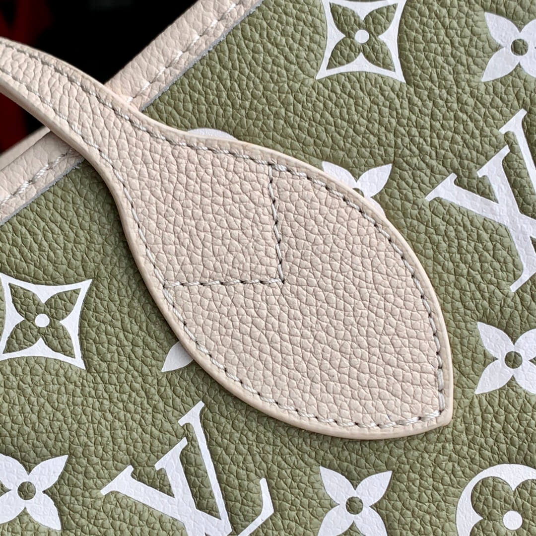 Neverfull Monogram Empreinte M46102 green grey begin
