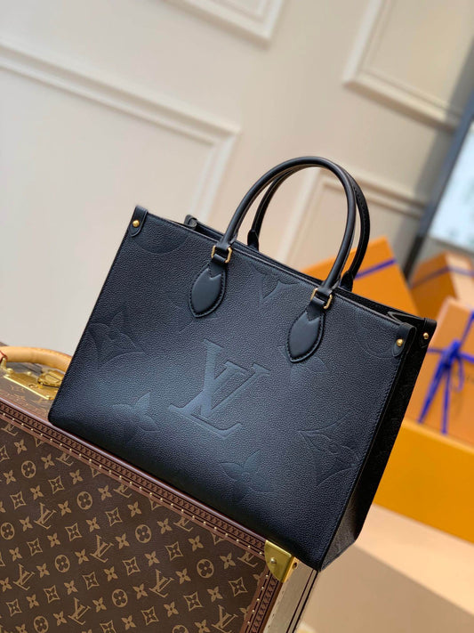 lv onthego mm monogram empreinte leather m45595 black giant monogram