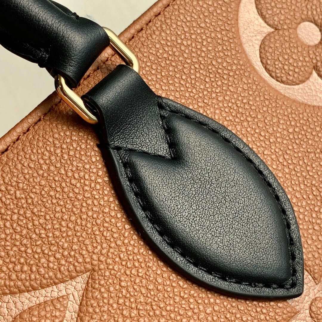 onthego mm bag monogram empreinte m58522 brown