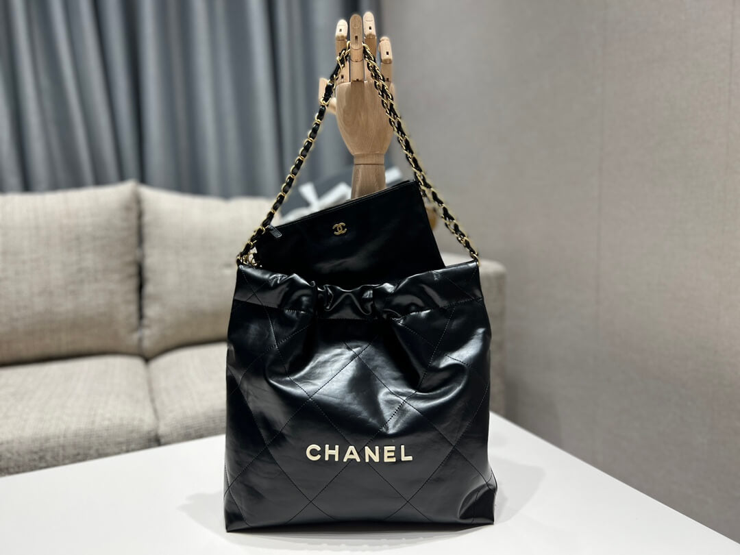 ?????????? pm calfskin and gold metal 35cm black shoulder bag cross body bags