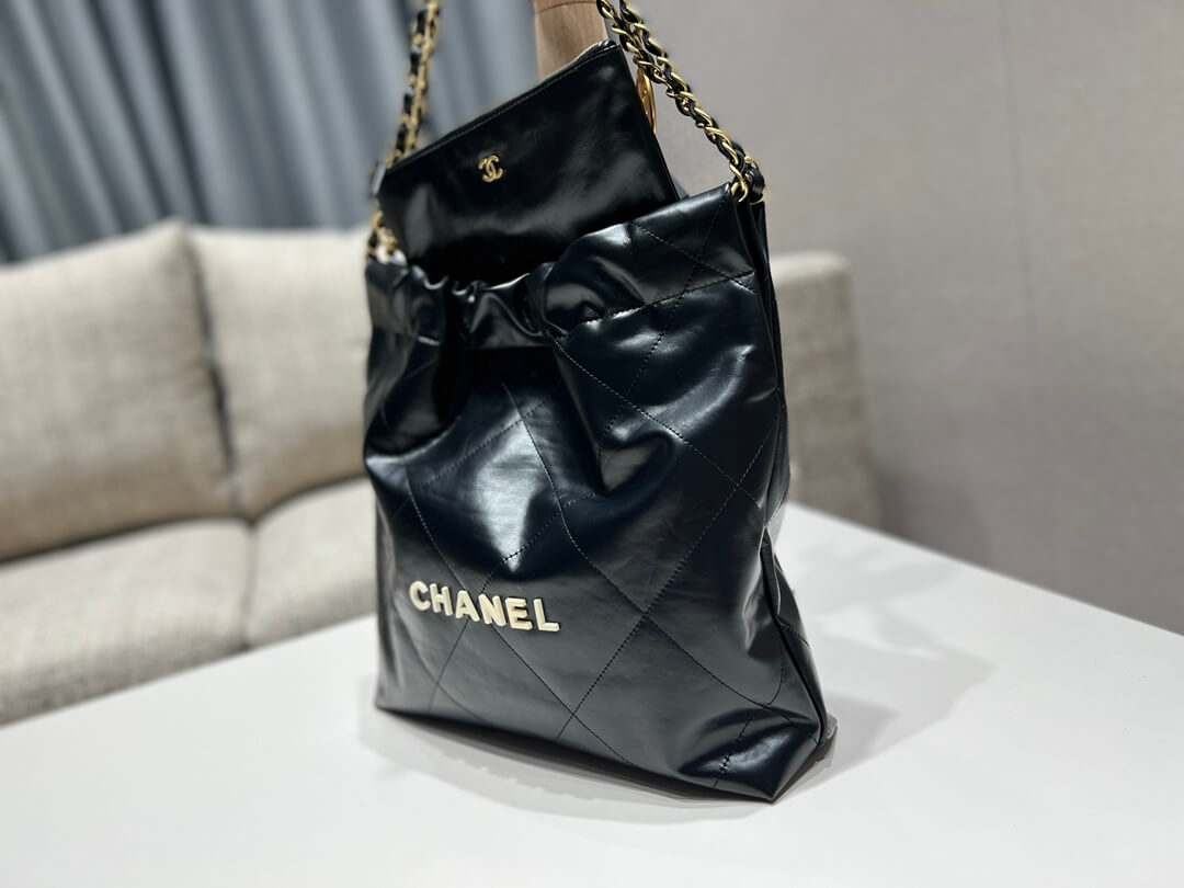 ?????????? pm calfskin and gold metal 35cm black shoulder bag cross body bags