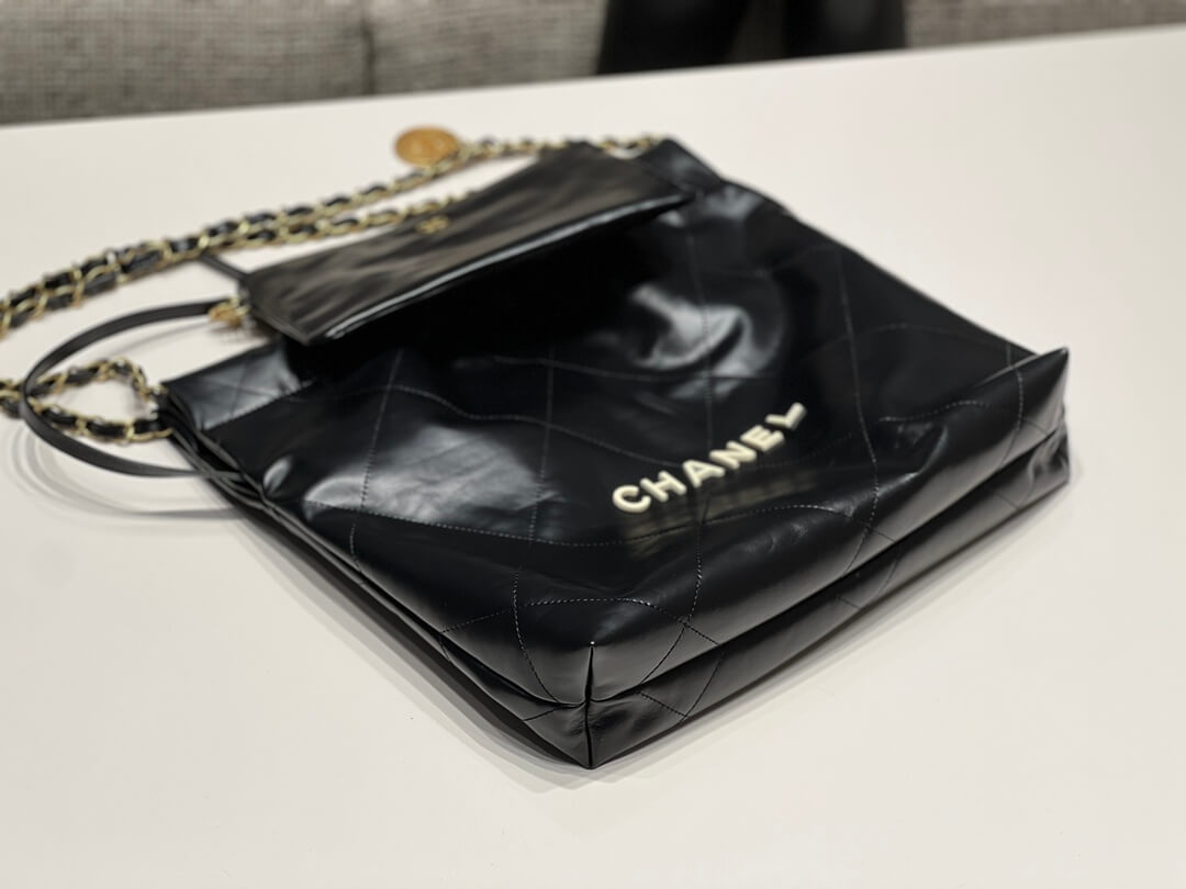 ?????????? pm calfskin and gold metal 35cm black shoulder bag cross body bags