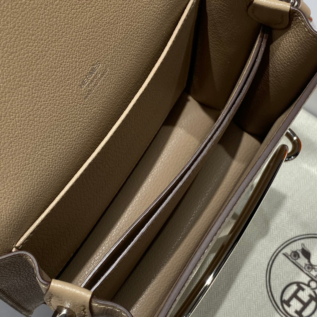 HM roulis handmade crosbody bag wax thread gold QWE5310 windbreaker gray