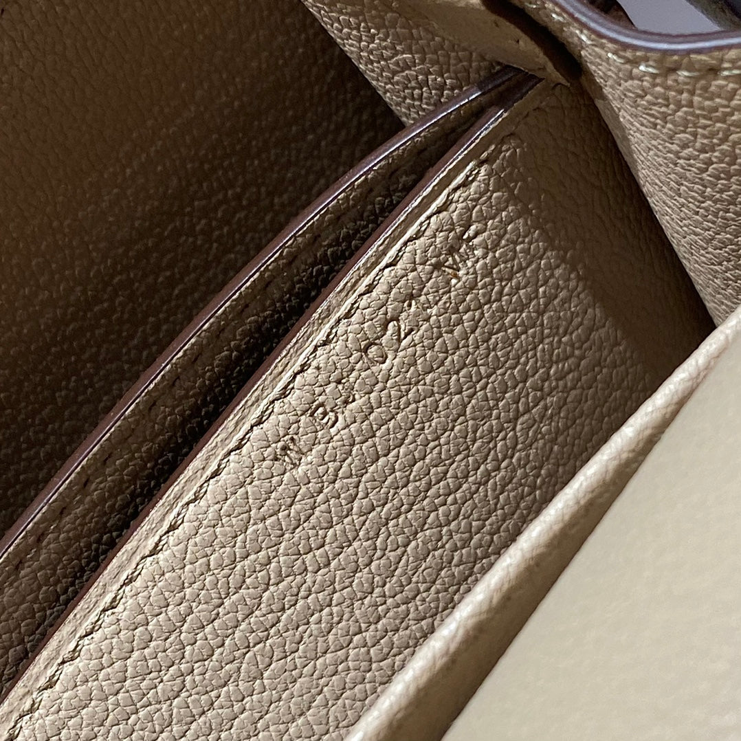 HM roulis handmade crosbody bag wax thread gold QWE5310 windbreaker gray