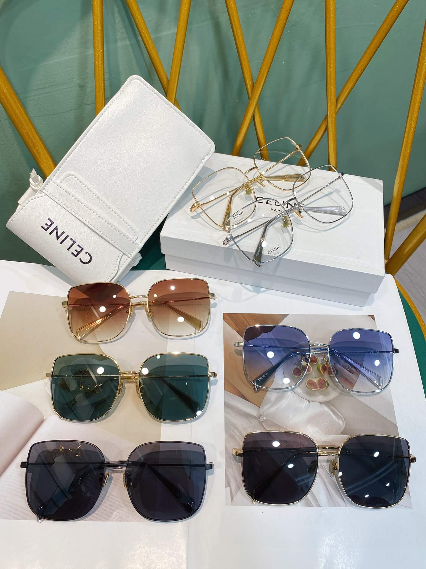 ce sunglasses for women outfit in summer black free shipping