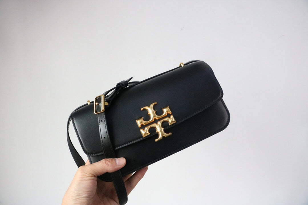 eleanor new design tofu sling bag black cowhide 89644