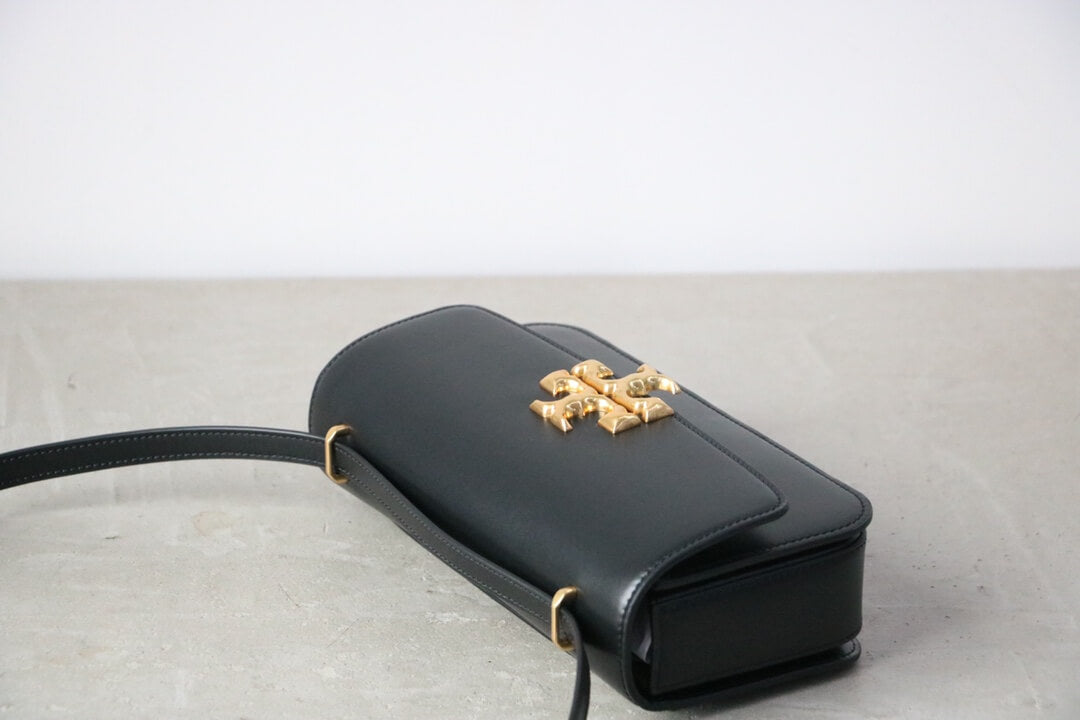 eleanor new design tofu sling bag black cowhide 89644