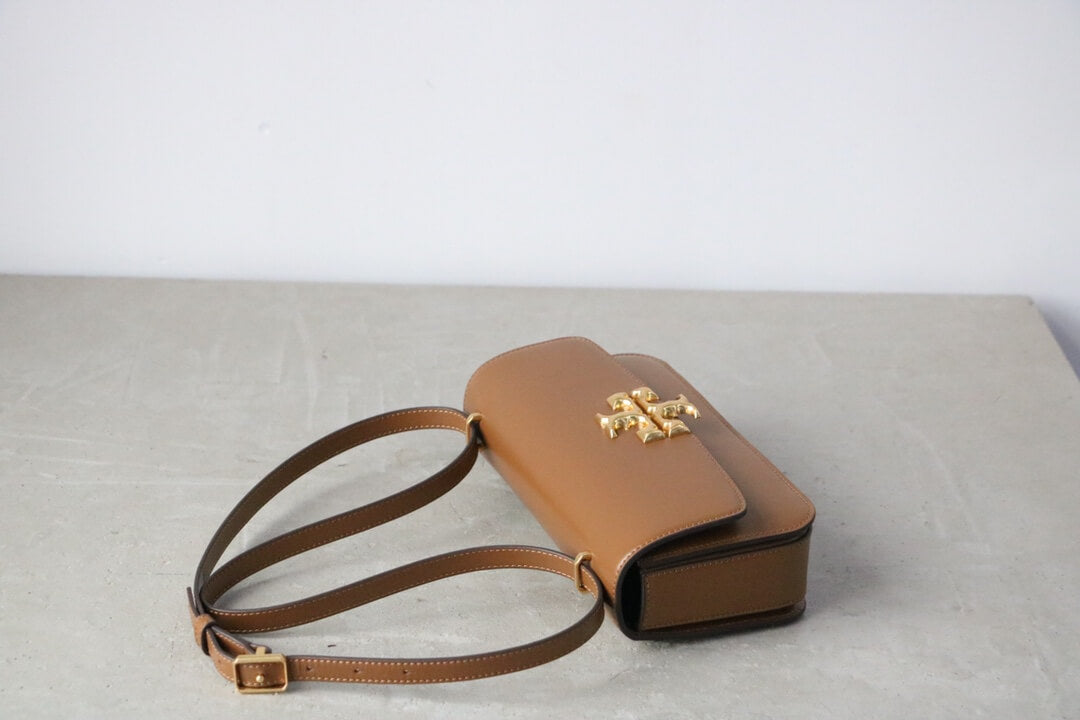 eleanor new design tofu sling bag brown cowhide 89644