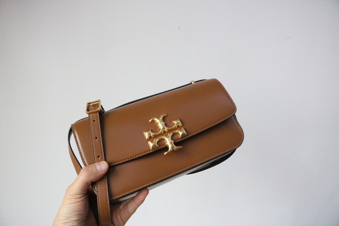 eleanor new design tofu sling bag brown cowhide 89644