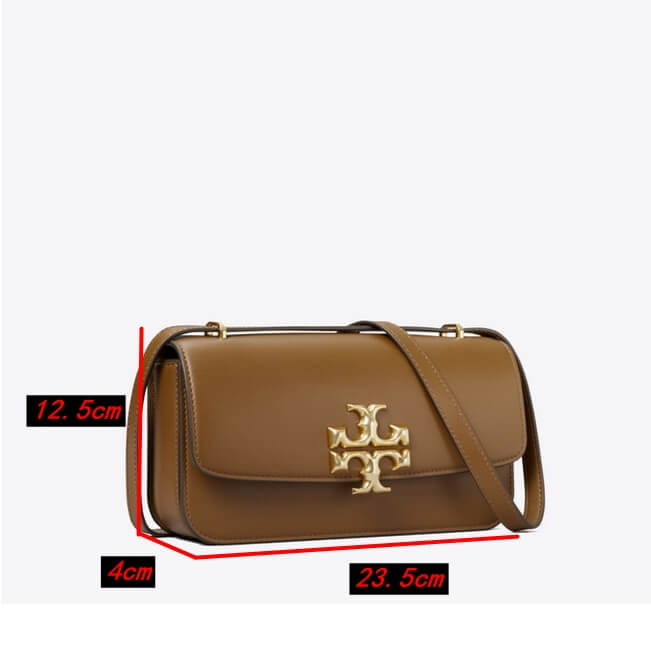eleanor new design tofu sling bag brown cowhide 89644