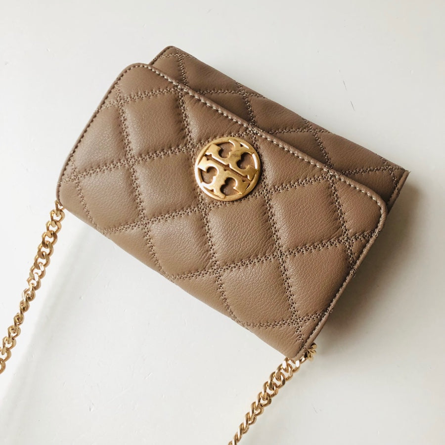 tory burch willa small sling bag apricot 83692