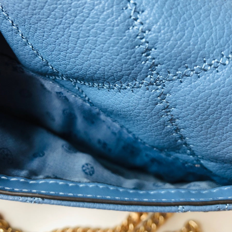 tory burch willa small sling bag blue 83692