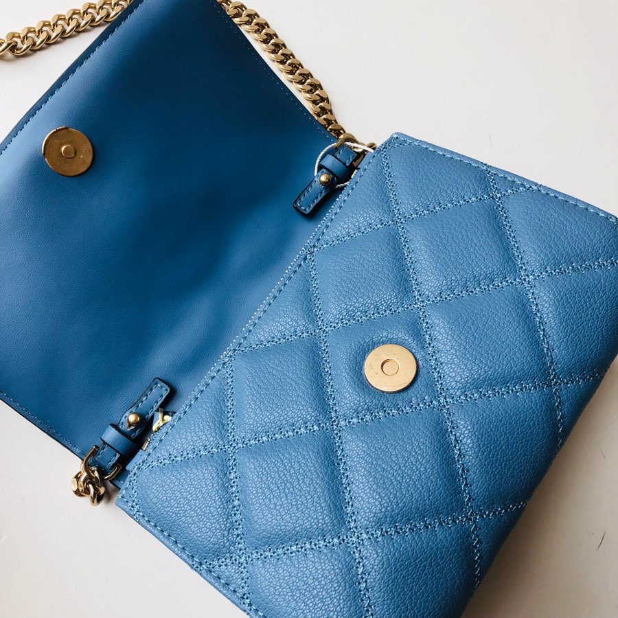 tory burch willa small sling bag blue 83692
