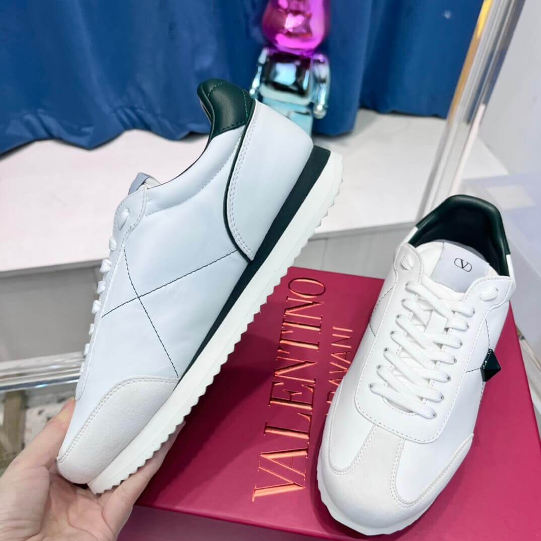 valentino garavani stud around size 35 46 white yellow