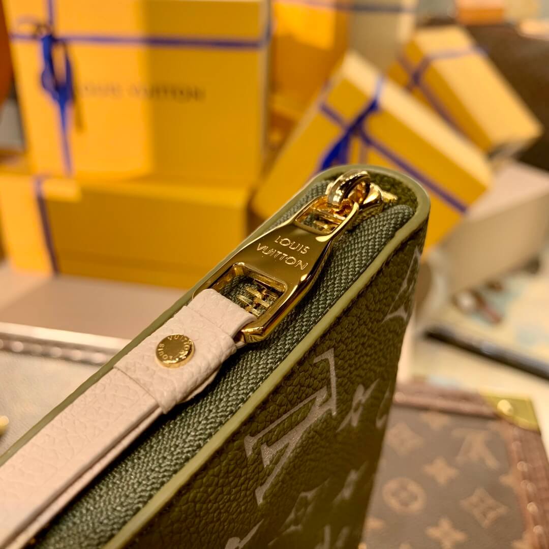 lv louis vuitton m81280 long wallets green monogram empreinte spring in the city