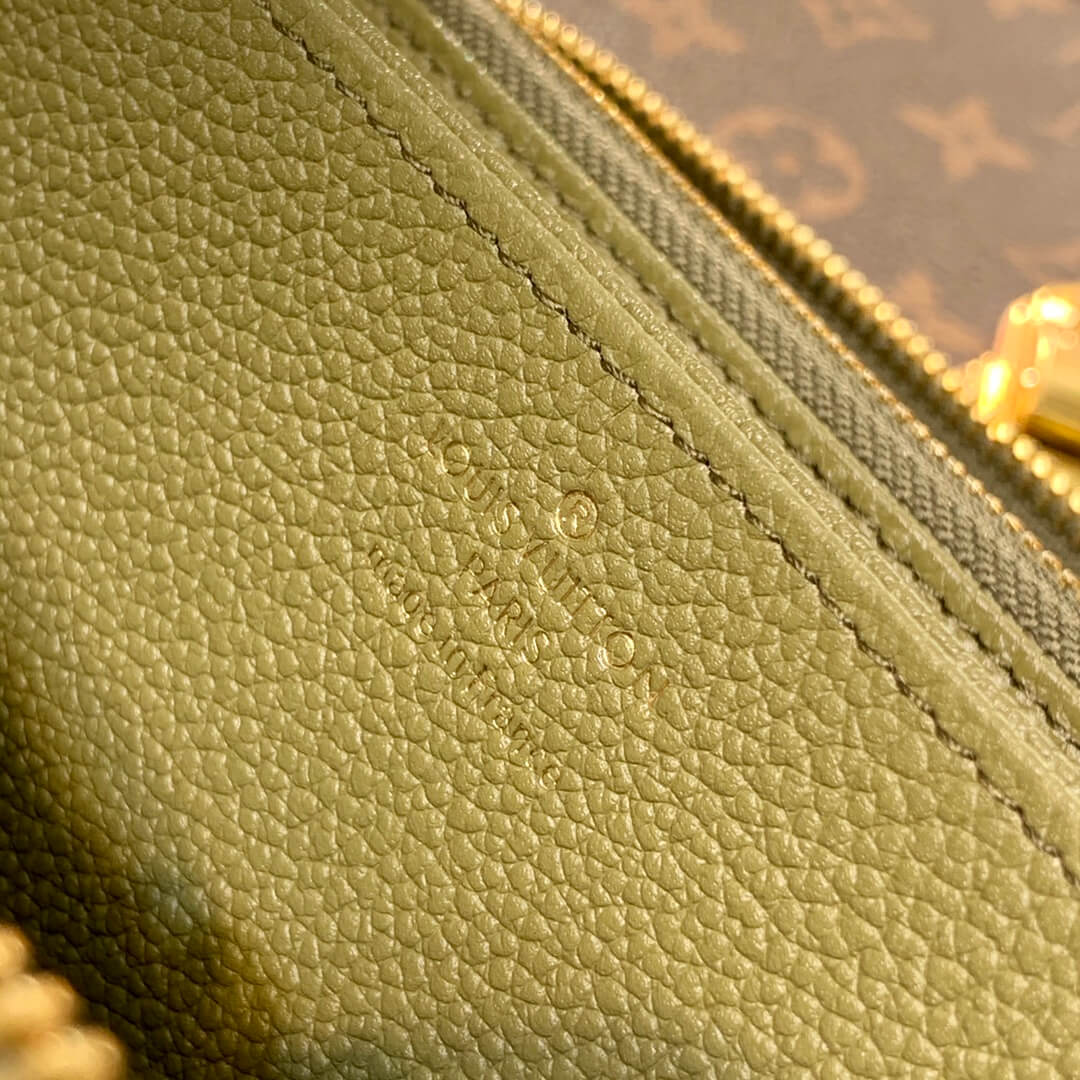 lv louis vuitton m81280 long wallets green monogram empreinte spring in the city