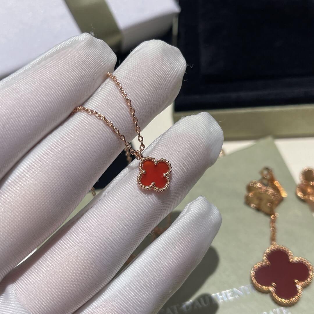 vca fd057 necklace earrings free shipping