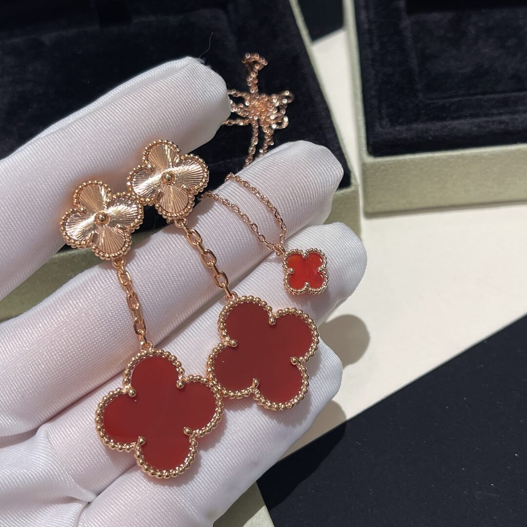 vca fd057 necklace earrings free shipping