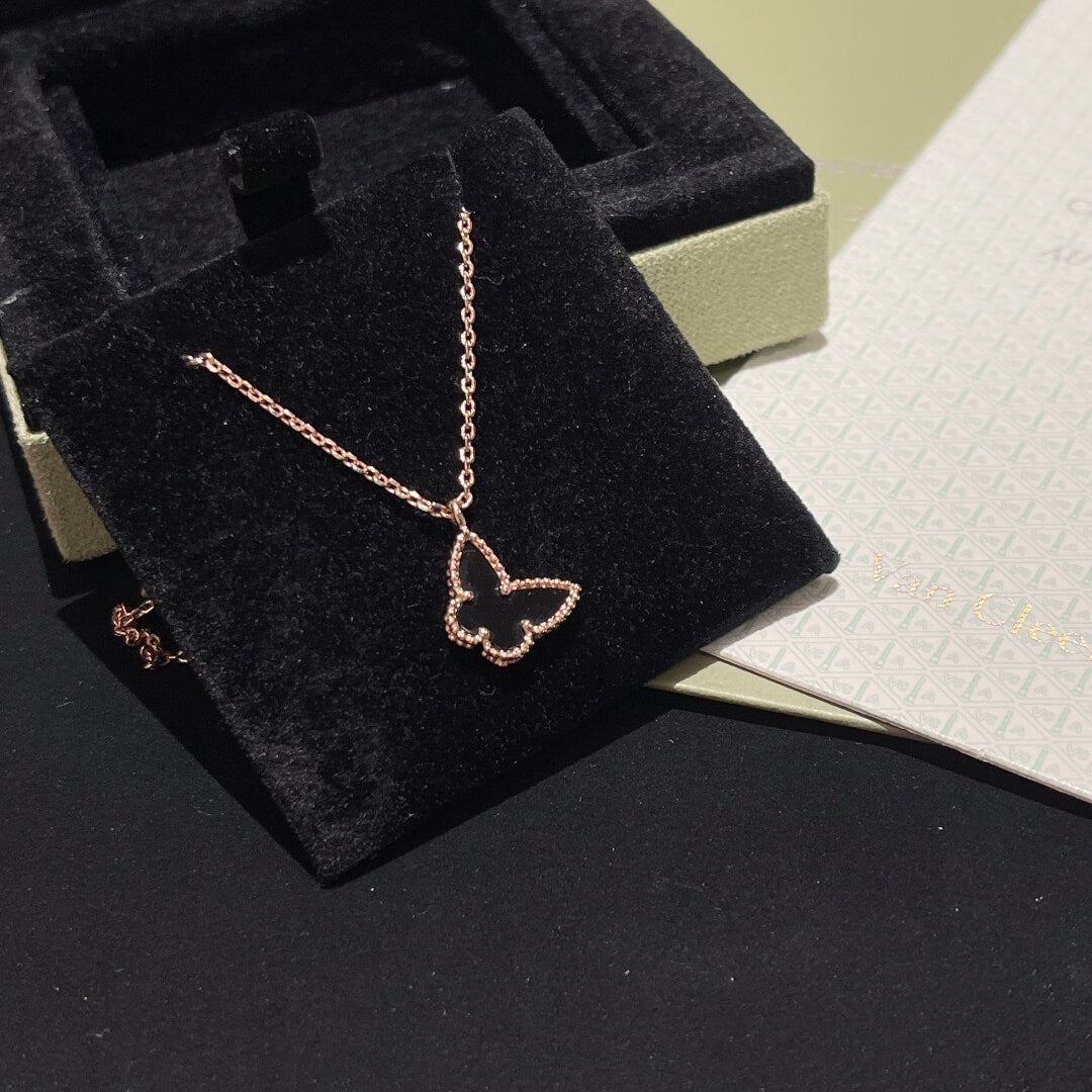vca fd024 butterfly necklace free shipping