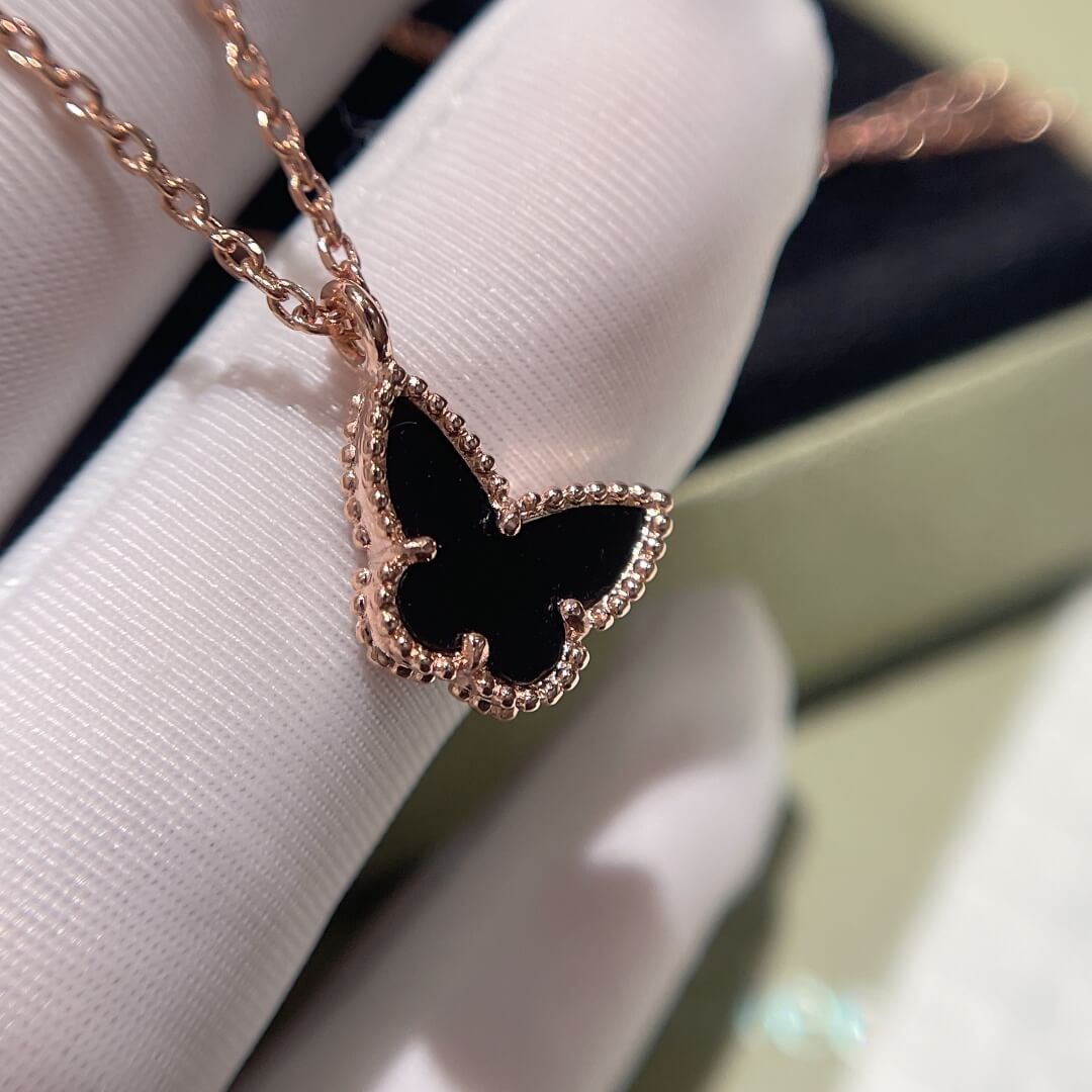 vca fd024 butterfly necklace free shipping