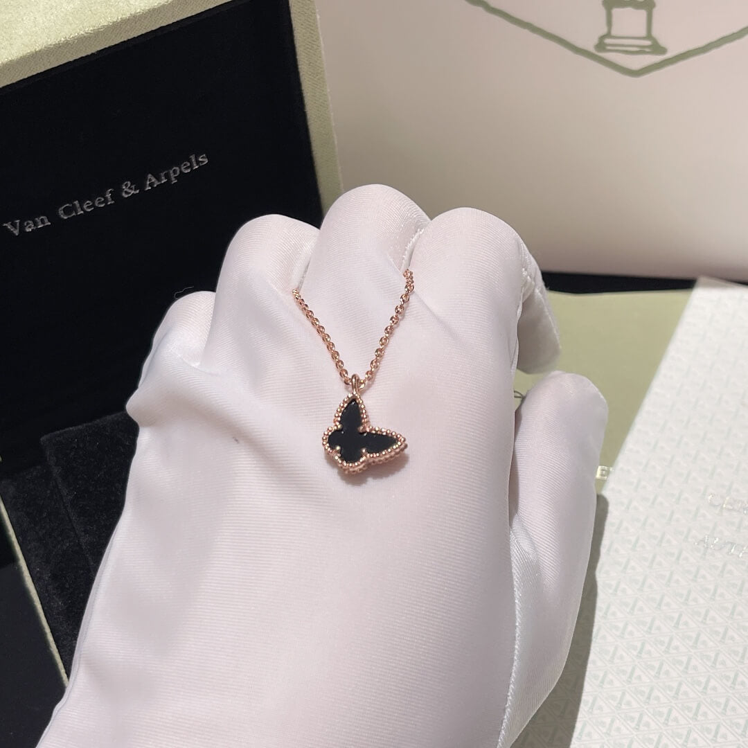 vca fd024 butterfly necklace free shipping