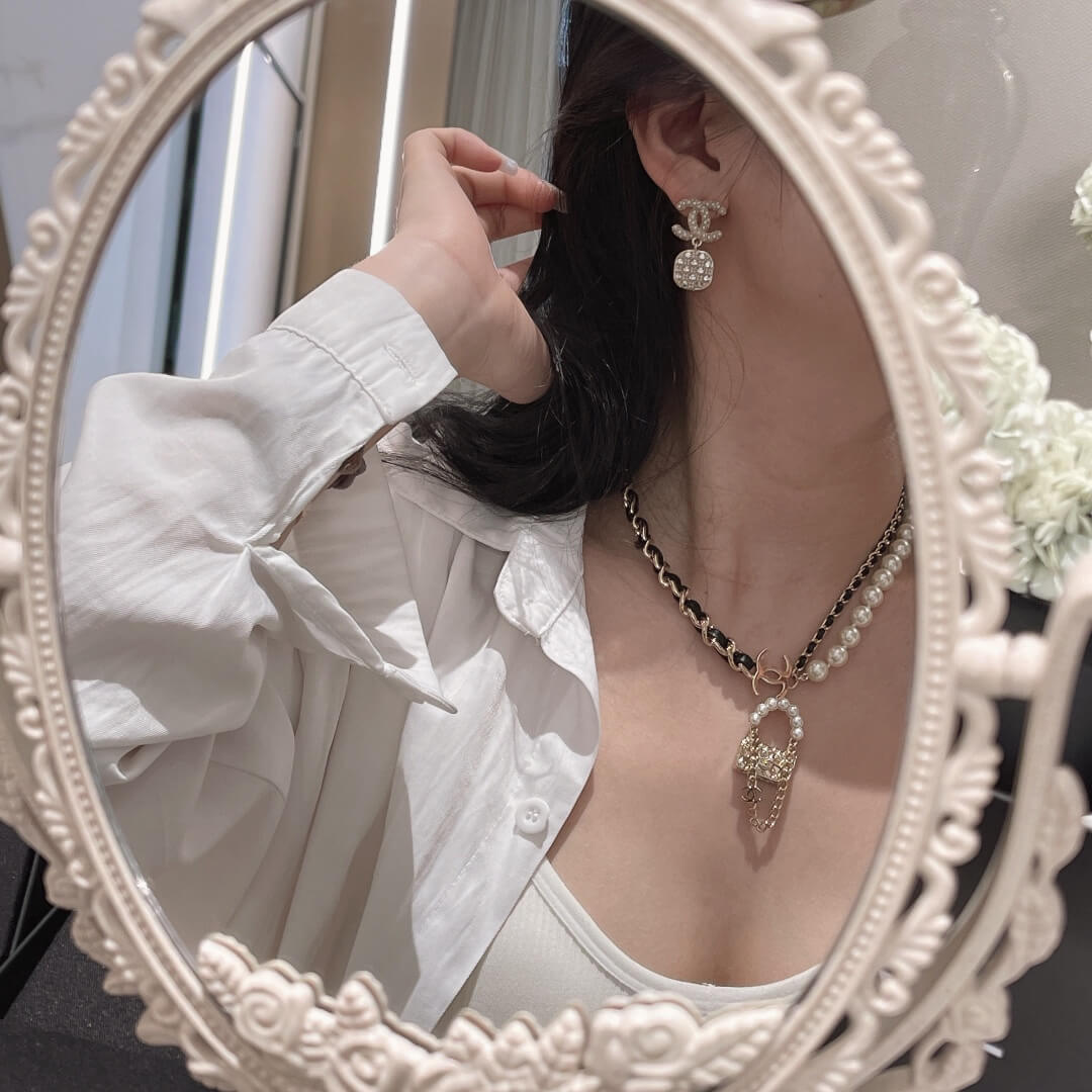 cha hcd001 necklace earrings