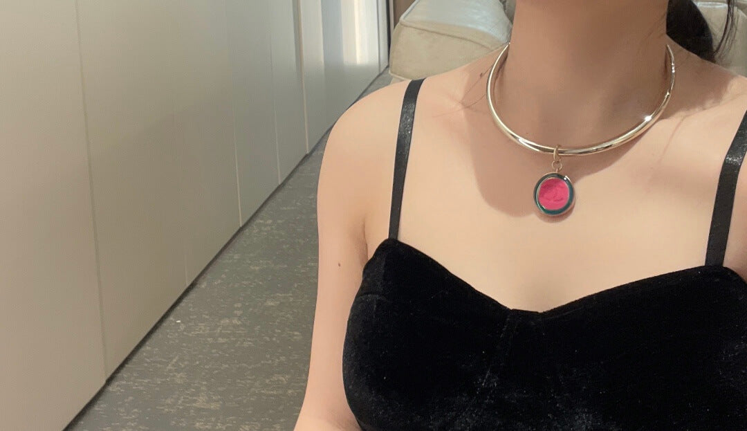 cha kf06082 necklace round neck collar free shipping