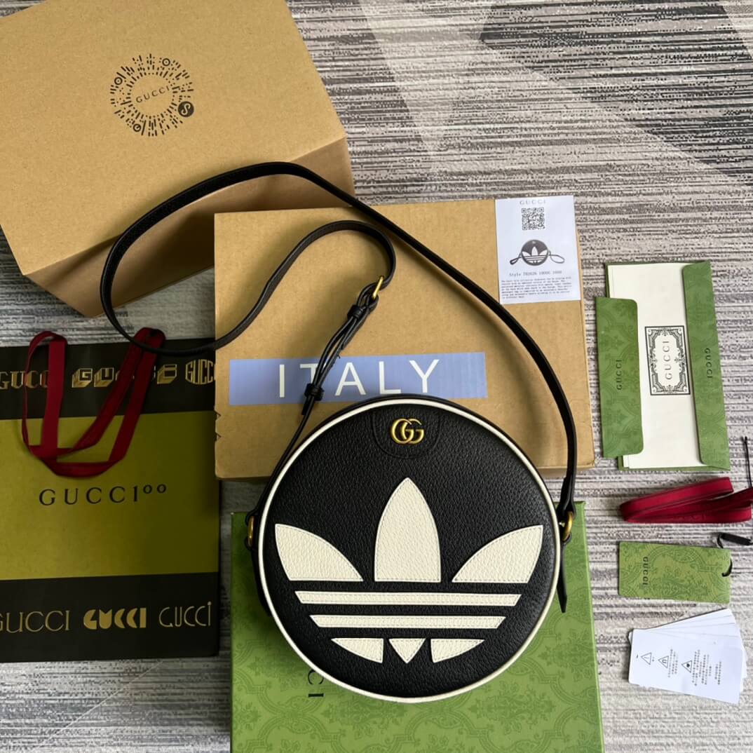 gc 702626 adidasx shoulder bag leather