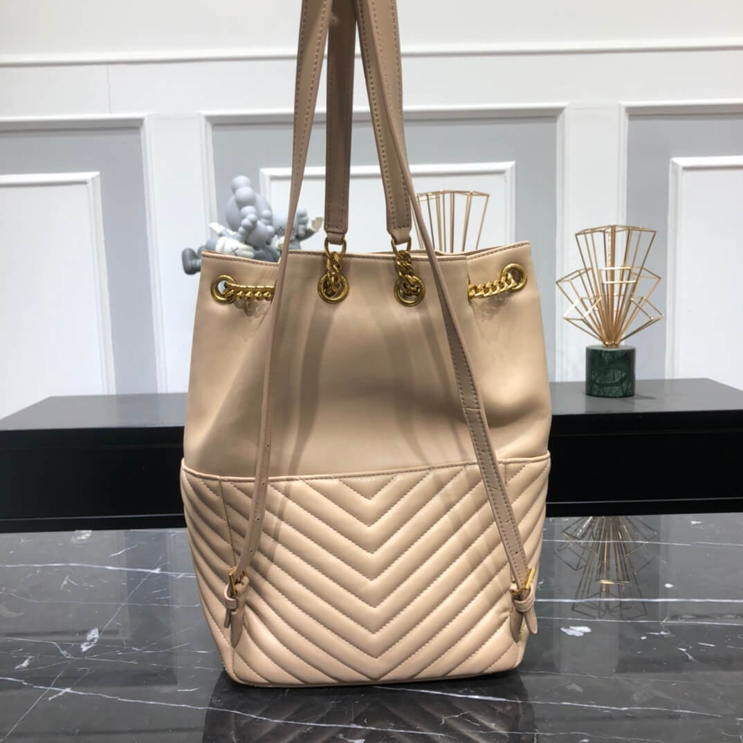 ysl 672609 backpack leather black