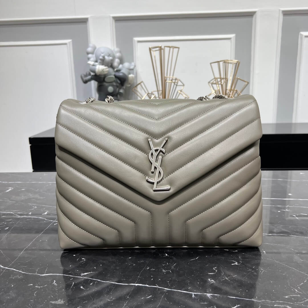 ysl 459749 shoulder bag grey