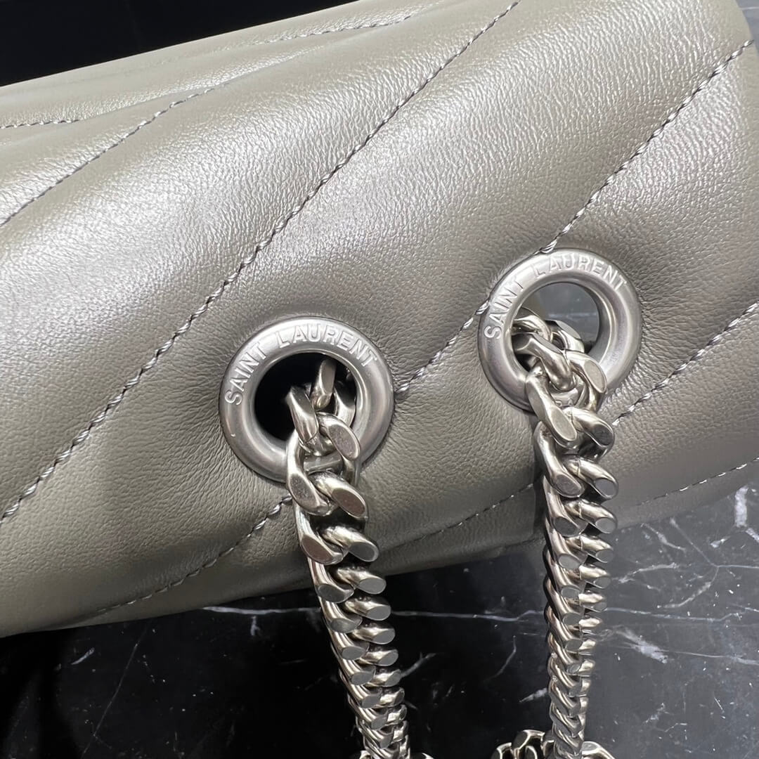 ysl 459749 shoulder bag grey