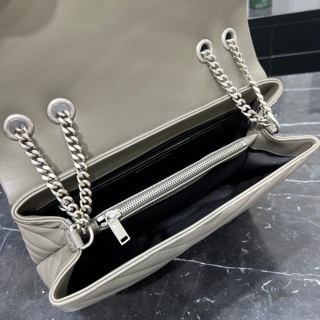 ysl 459749 shoulder bag grey