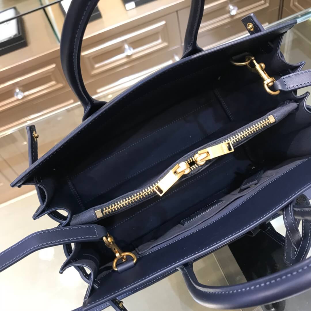 gc 377183 handbag leather maroon black light blue