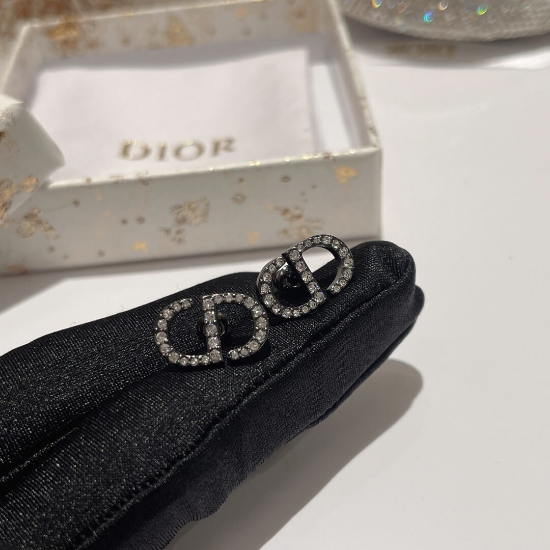 do hoe009 cd rhinestone luxury stud earrings