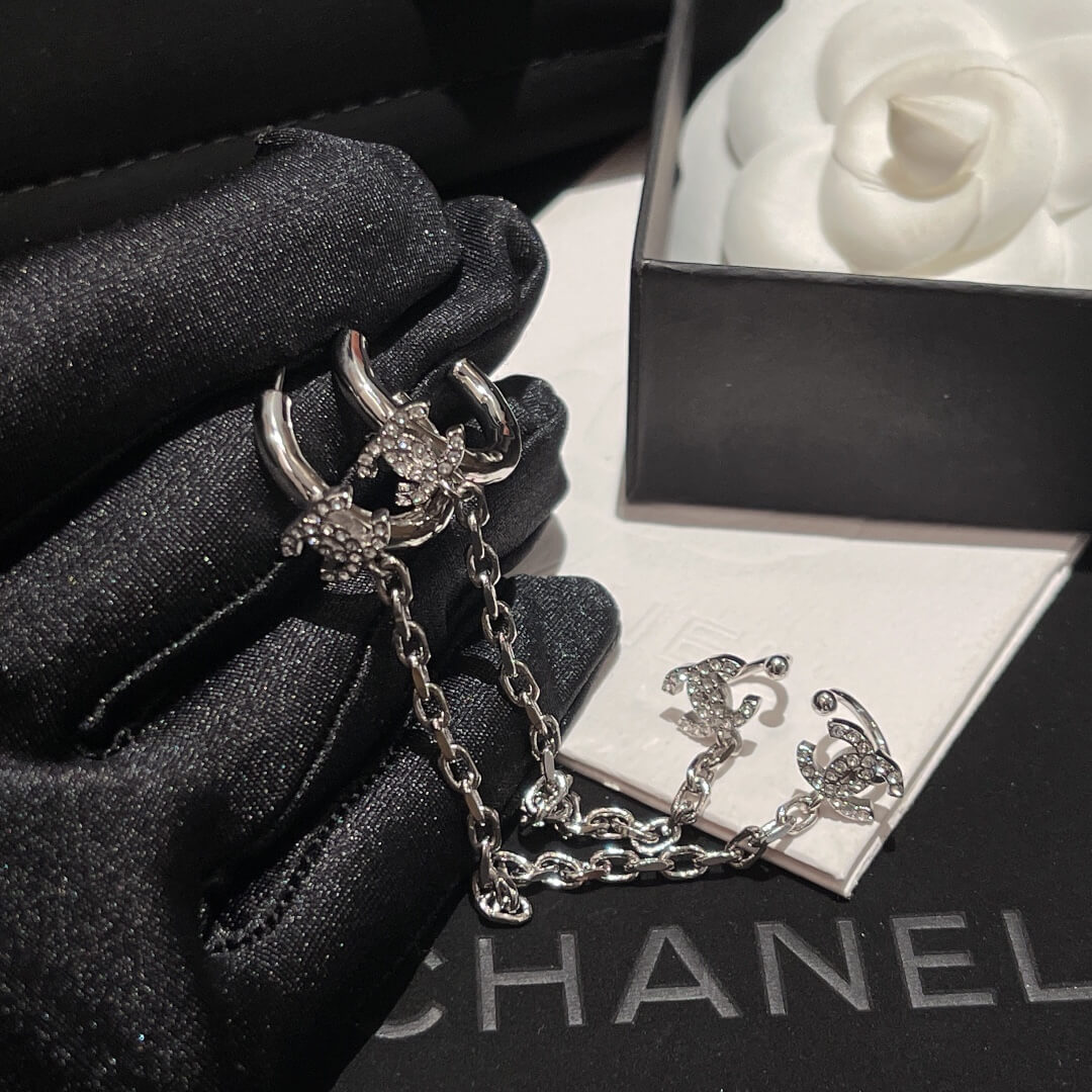 cha hce136 drop chain earrings free shipping