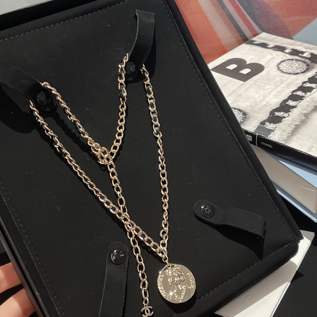 cha kf061604 necklace braided short chain