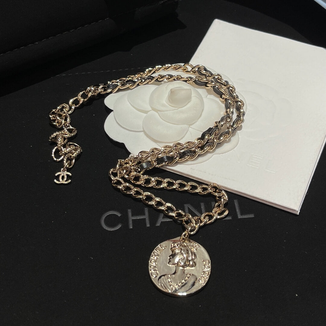 cha kf061604 necklace braided short chain