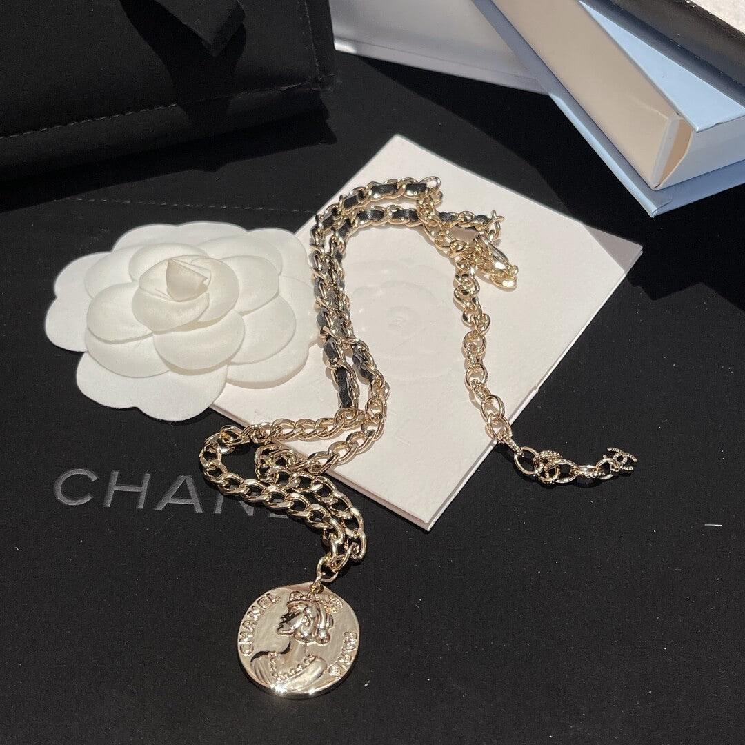 cha kf061604 necklace braided short chain