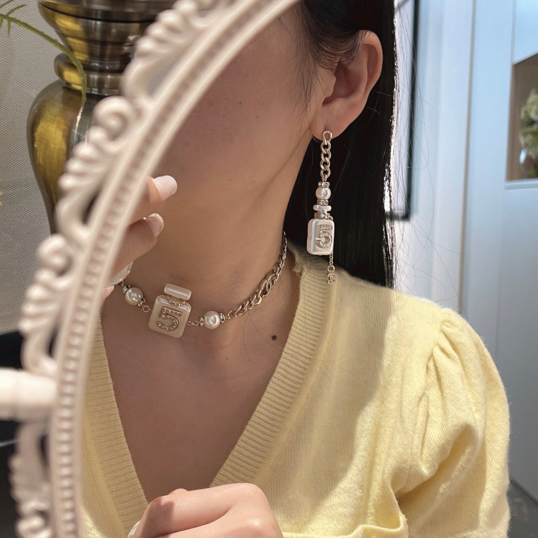 ch a kf061904 necklace earrings free shipping