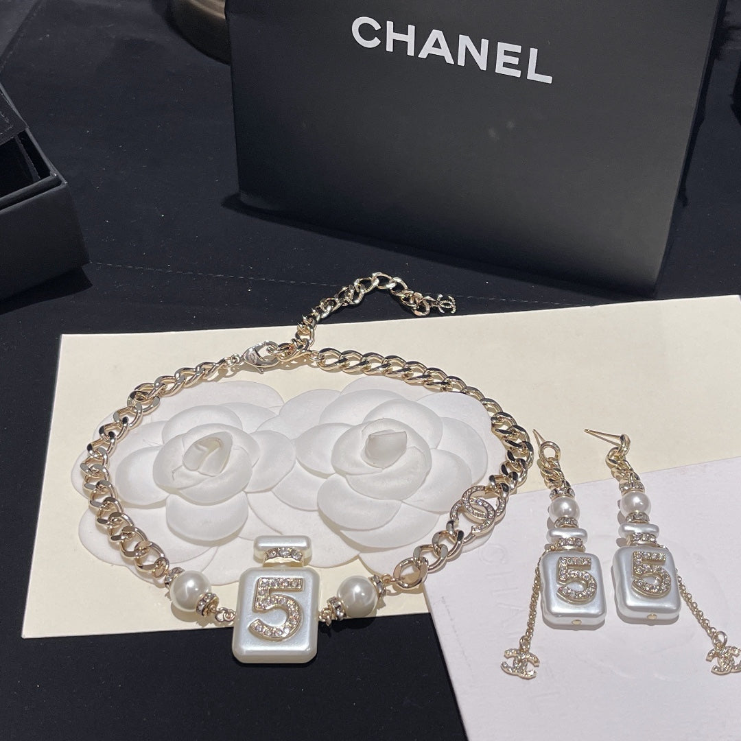 ch a kf061904 necklace earrings free shipping