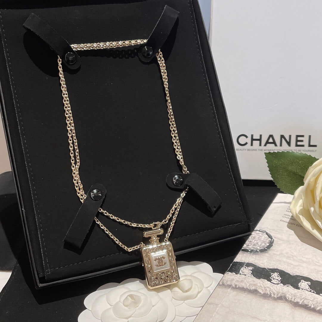 c h a kf062001 new perfume bottle necklace free shipping