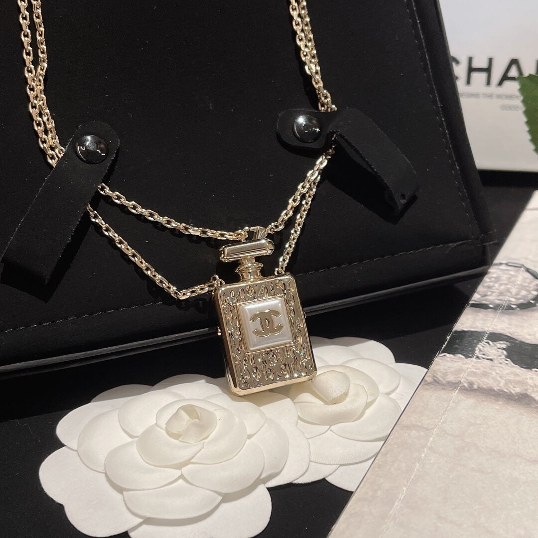 c h a kf062001 new perfume bottle necklace free shipping