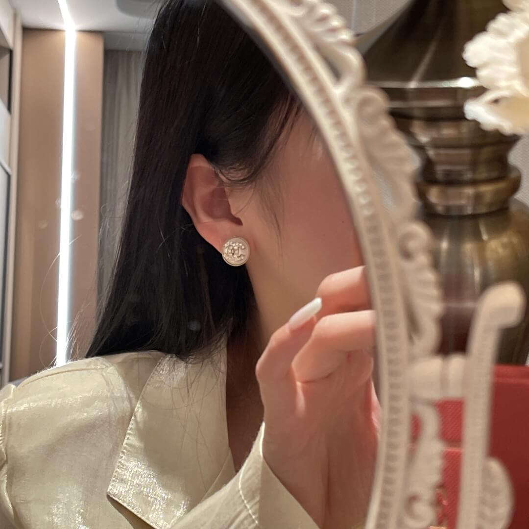 c h a hce103 spring summer double c earrings free shipping µĸ±±¾