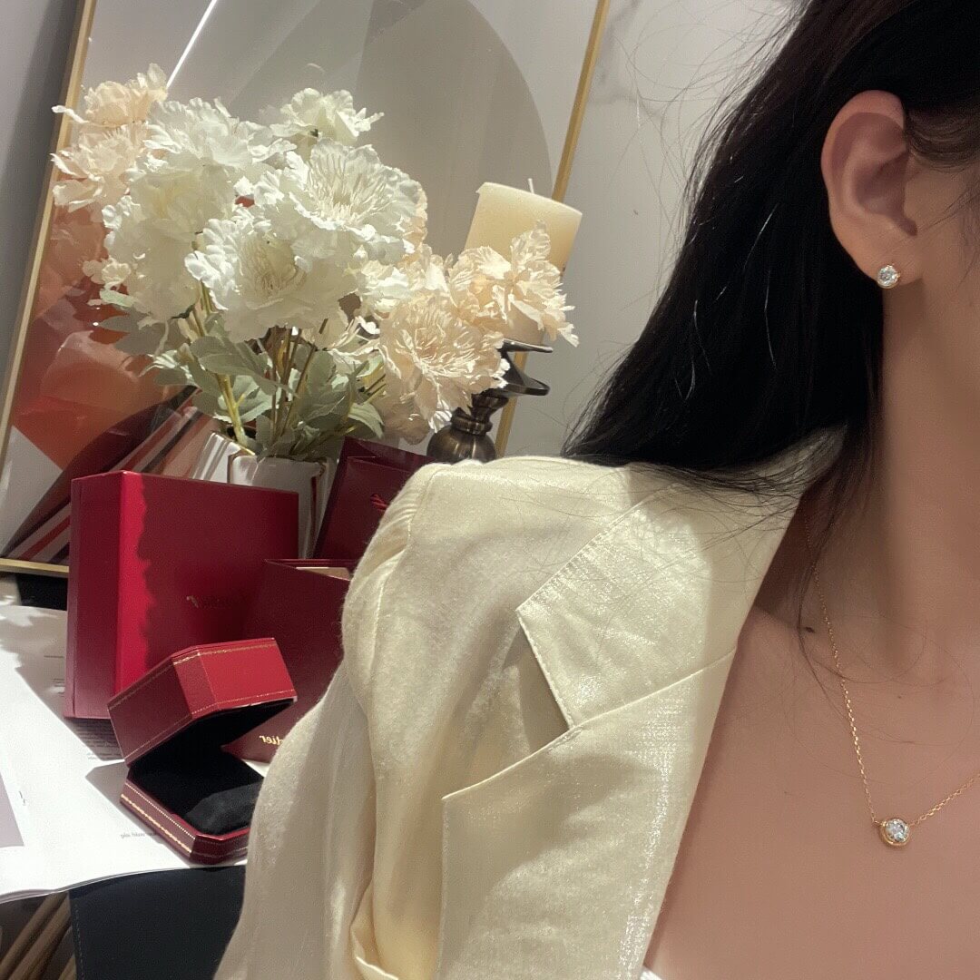 hoe008 cd rhinestone stud earrings platinum golden color free shipping µĸ±±¾