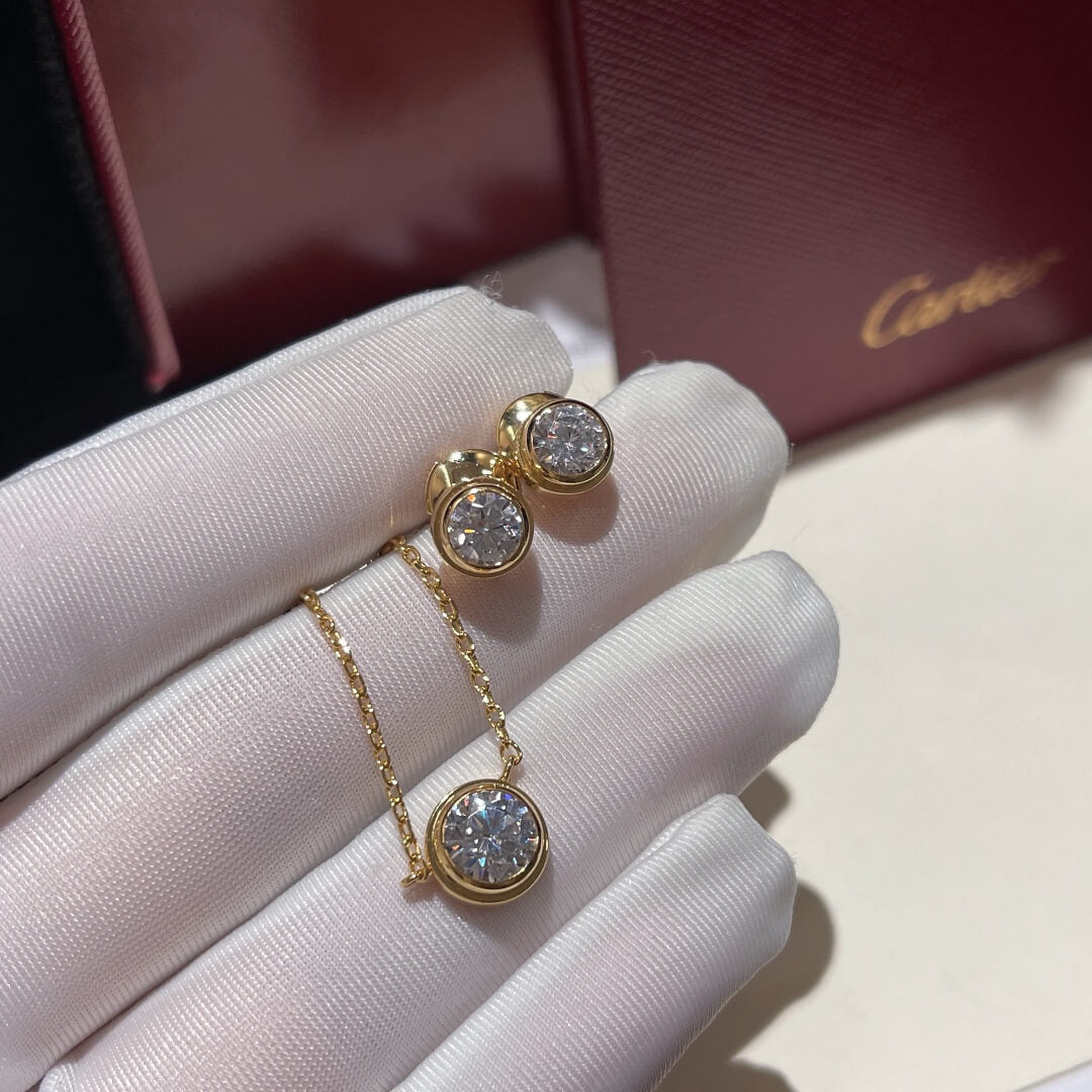 hoe008 cd rhinestone stud earrings platinum golden color free shipping µĸ±±¾