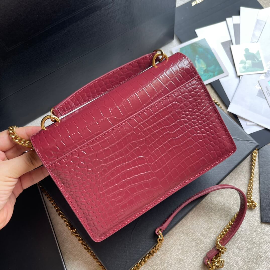 ys l565739 clutch bag red metallic silver leather free shipping µĸ±±¾
