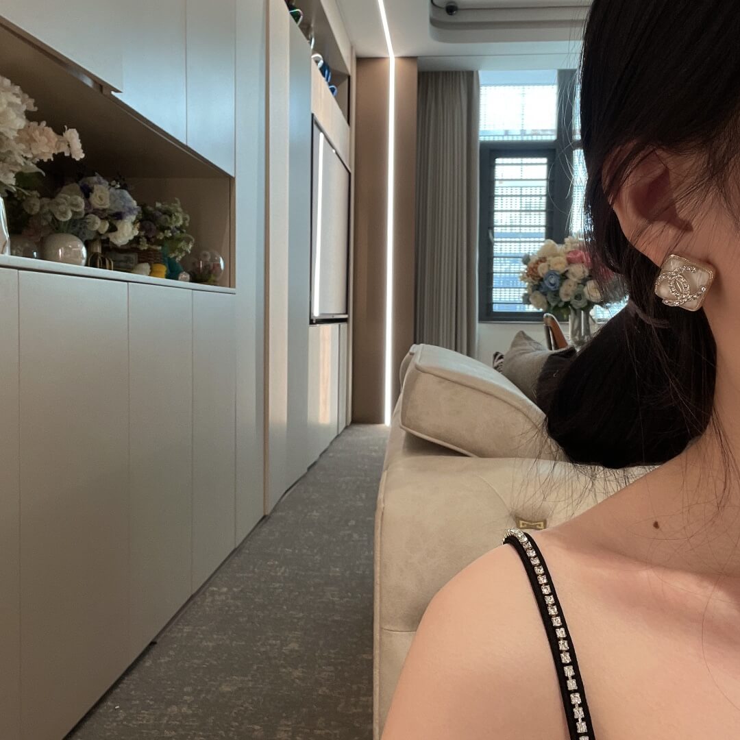 fe024 four leaf clover gemstone earrings free shipping µĸ±±¾