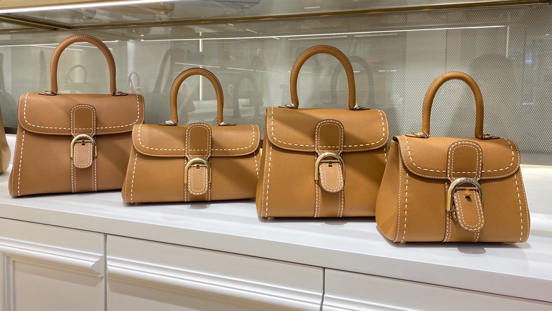 031325080 brown de lvaux berillnt cowhide togo leather wax thread handmade