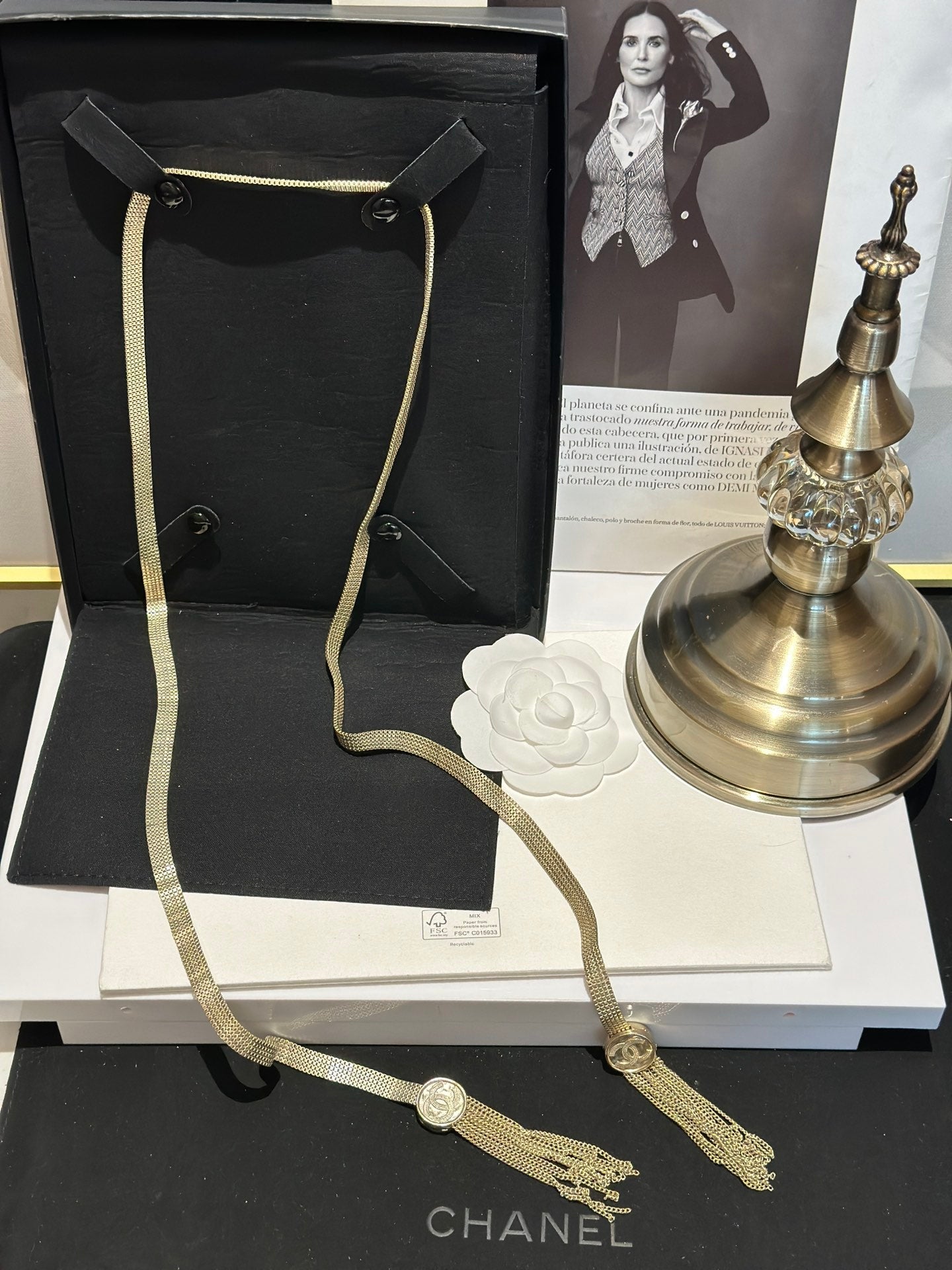 mingyuan fengliu su high end feeling long necklace xlc51